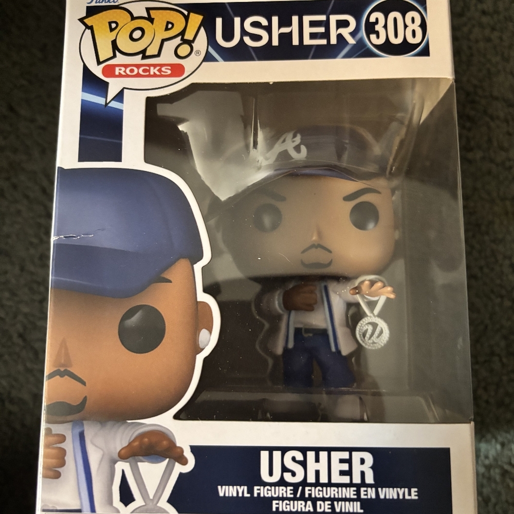 Usher Funko Pop - Limited Edition in Blue Outfit."
